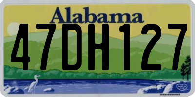 AL license plate 47DH127
