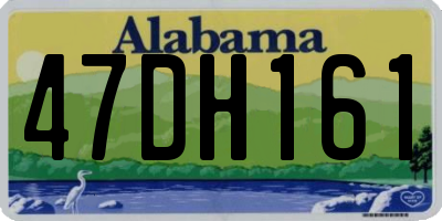 AL license plate 47DH161