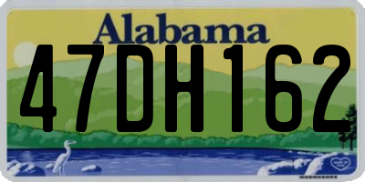 AL license plate 47DH162