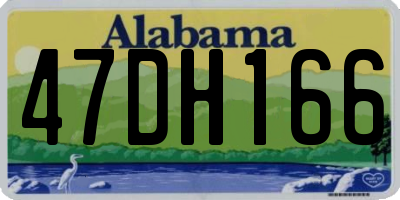 AL license plate 47DH166