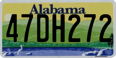 AL license plate 47DH272