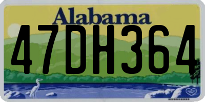 AL license plate 47DH364