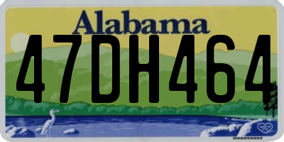 AL license plate 47DH464