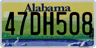 AL license plate 47DH508