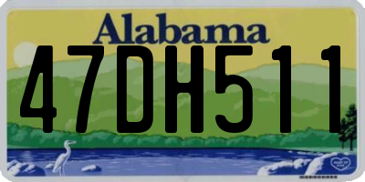 AL license plate 47DH511