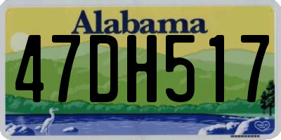 AL license plate 47DH517