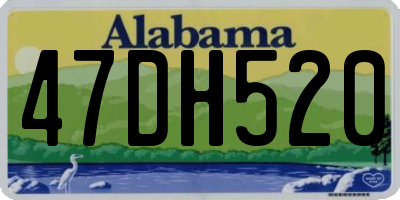 AL license plate 47DH520