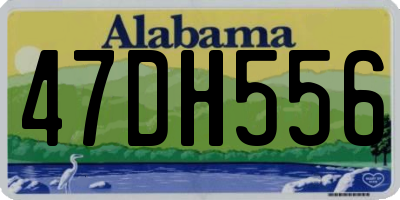 AL license plate 47DH556