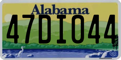 AL license plate 47DI044
