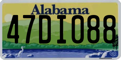 AL license plate 47DI088