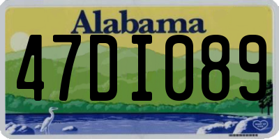 AL license plate 47DI089