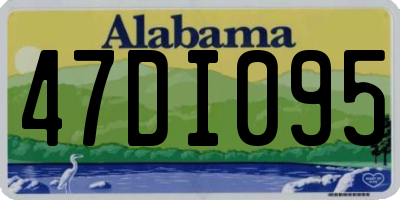 AL license plate 47DI095