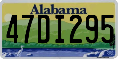 AL license plate 47DI295