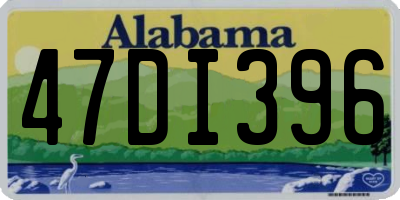 AL license plate 47DI396
