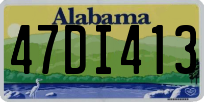 AL license plate 47DI413
