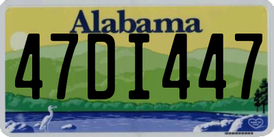 AL license plate 47DI447