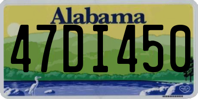 AL license plate 47DI450