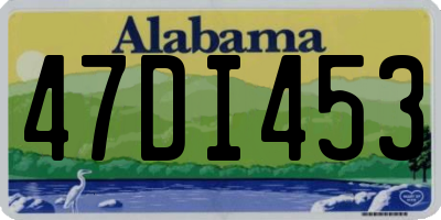 AL license plate 47DI453