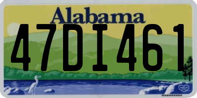 AL license plate 47DI461