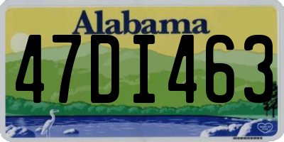 AL license plate 47DI463