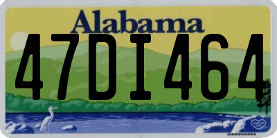 AL license plate 47DI464