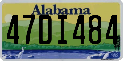 AL license plate 47DI484