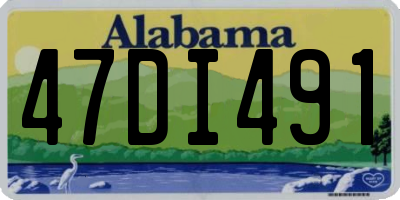AL license plate 47DI491