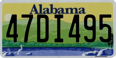 AL license plate 47DI495