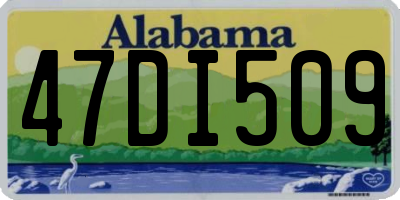 AL license plate 47DI509