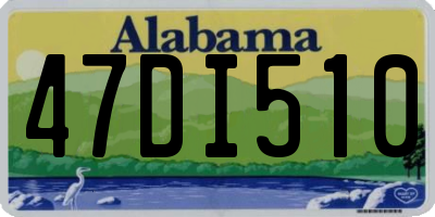 AL license plate 47DI510