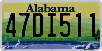 AL license plate 47DI511
