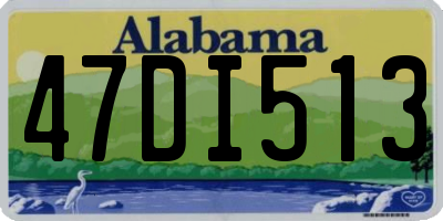 AL license plate 47DI513