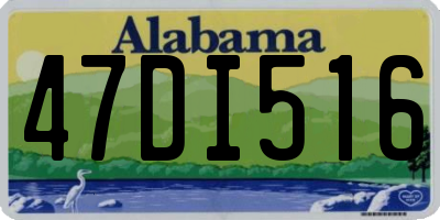 AL license plate 47DI516