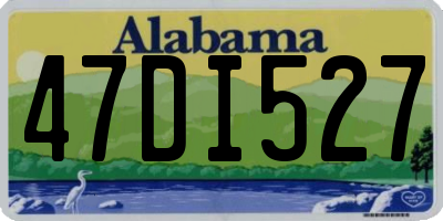 AL license plate 47DI527