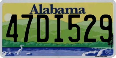 AL license plate 47DI529