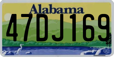 AL license plate 47DJ169