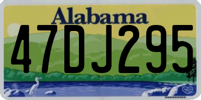 AL license plate 47DJ295