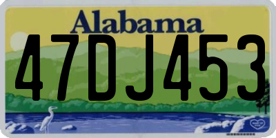 AL license plate 47DJ453