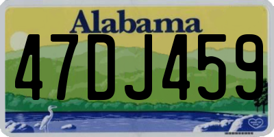 AL license plate 47DJ459