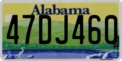 AL license plate 47DJ460