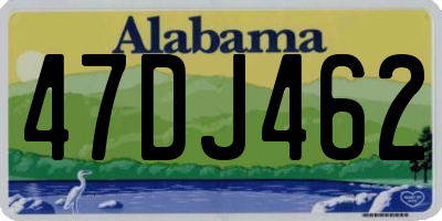 AL license plate 47DJ462