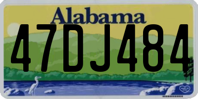 AL license plate 47DJ484