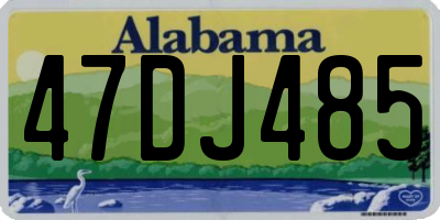 AL license plate 47DJ485