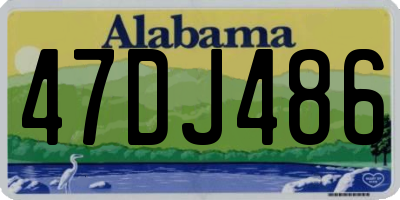 AL license plate 47DJ486