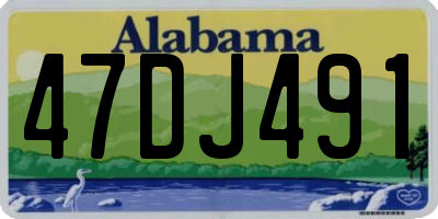 AL license plate 47DJ491