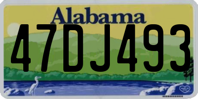 AL license plate 47DJ493