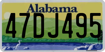 AL license plate 47DJ495