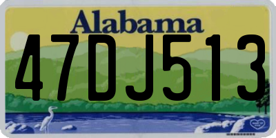 AL license plate 47DJ513