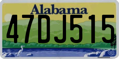 AL license plate 47DJ515