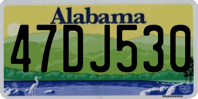 AL license plate 47DJ530